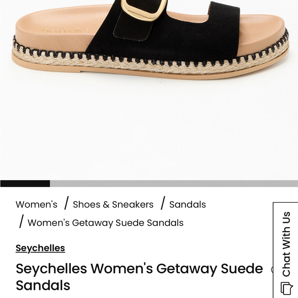 Seychelles Women's Black Suede Sandals